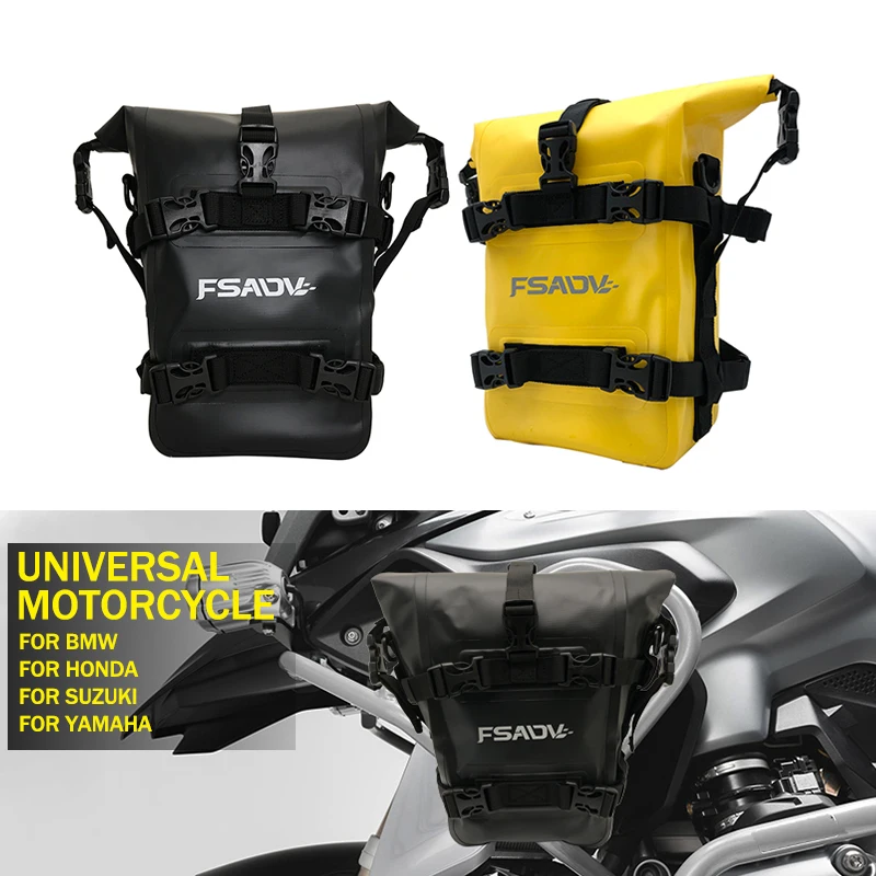 For BMW For HONDA For Suzuki For Yamaha Universal Motorcycle Frame Crash Bars Waterproof Bag Repair Tool Placement Bag