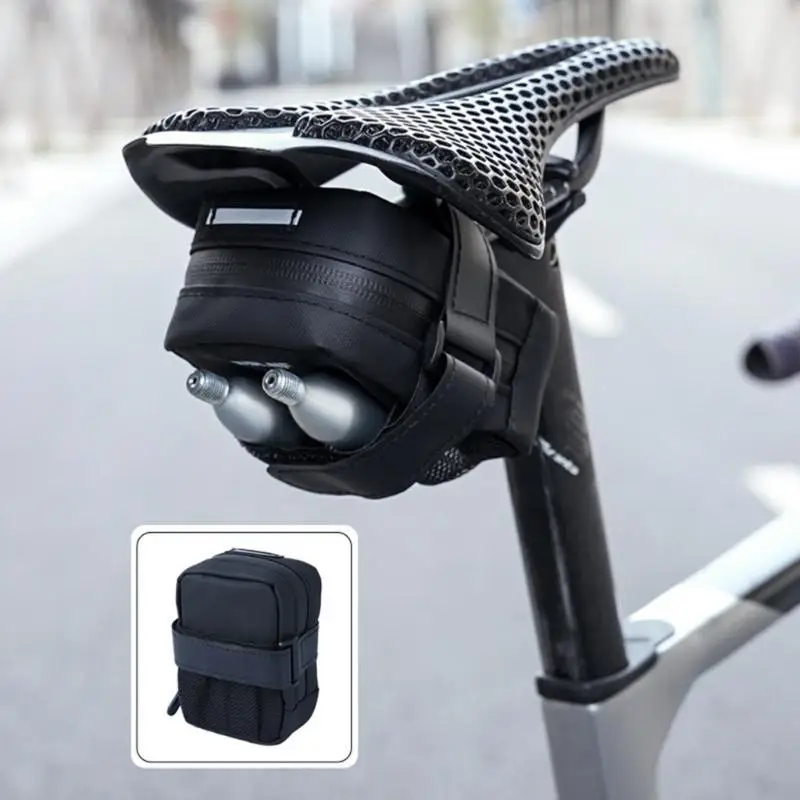 

K1KD Waterproofs Bicycles Under Seats Bag Bike Saddles Bag Road Bike Cycling Tail Bag Small Bike Pouches Easy to Install
