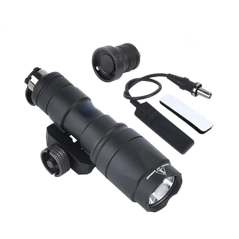 

Tactical Airsoft M300A SF Flashlight Fit 20MM Rail MLOK Mount KEYMOD Base Weapon Hunting Scout LED Gun Mini Light wargame