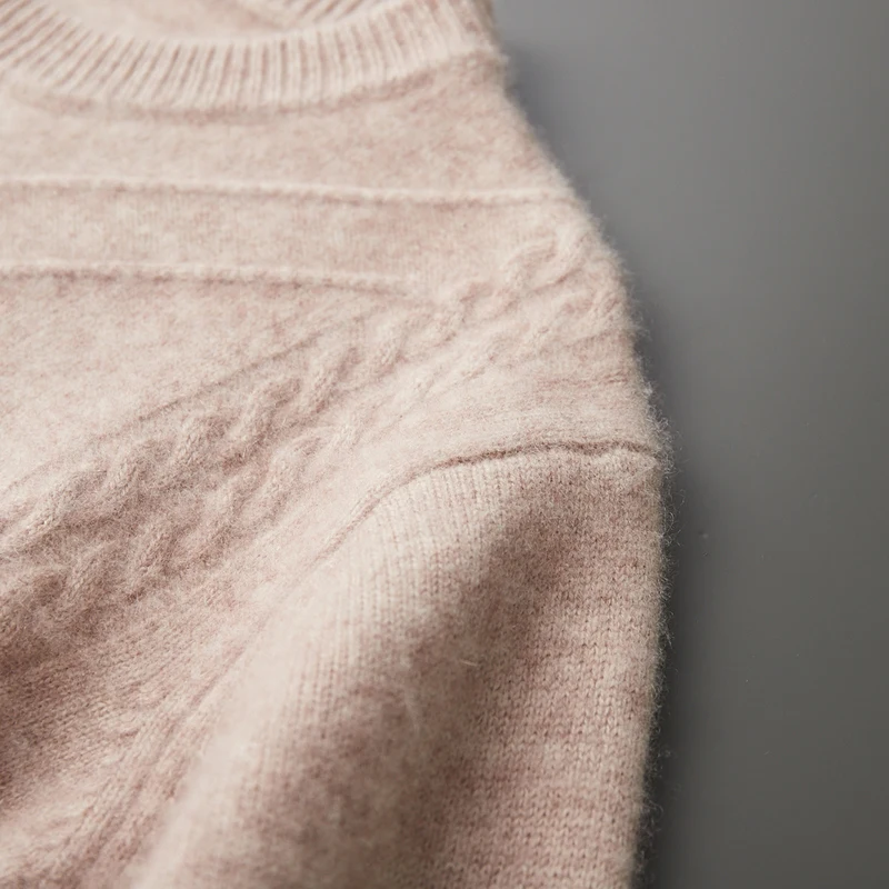 الرجال س الرقبة 100% الكشمير سترة جاكار شتاء جديد فضفاض بلوفر مغزول الأعمال عادية رشاقته القمم الراقية قاعدة قميص