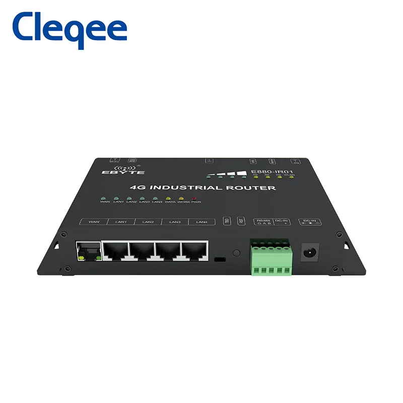 Imagem -03 - Wan Lan Wlan Ethernet sem Fio Modem Ethernet Imsi Catcher Gateway 4g Módulos sem Fio Roteador Wi-fi Cleqee2 E880-ir01 Rs485