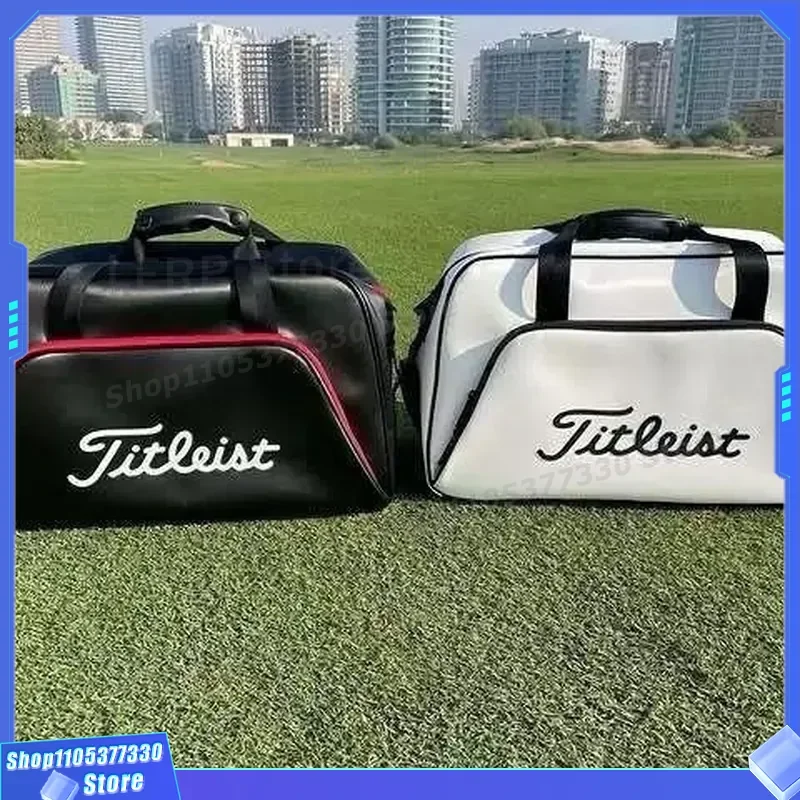 Large Capacity Golf Equipment Bag Unisex Shoulder Handbag for Travel Storage Black White New Sporty Gear Carrier Durable New