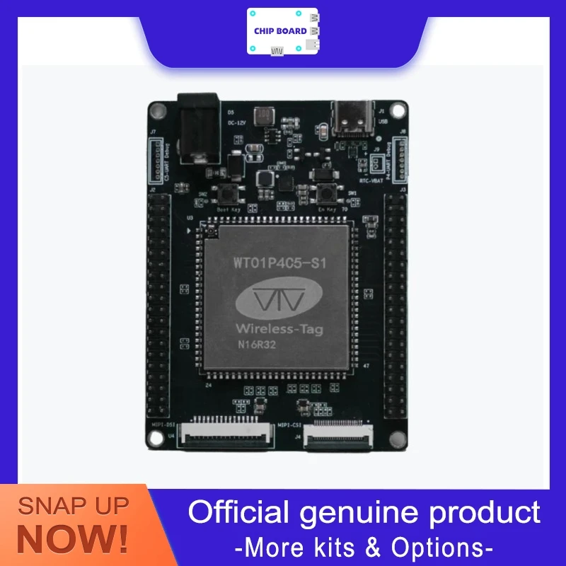 

WTDKP4C5-S1 a compact dev board featuring a dual-chip architecture combining the ESP32-P4 and ESP32-C5 for versatile IoT.