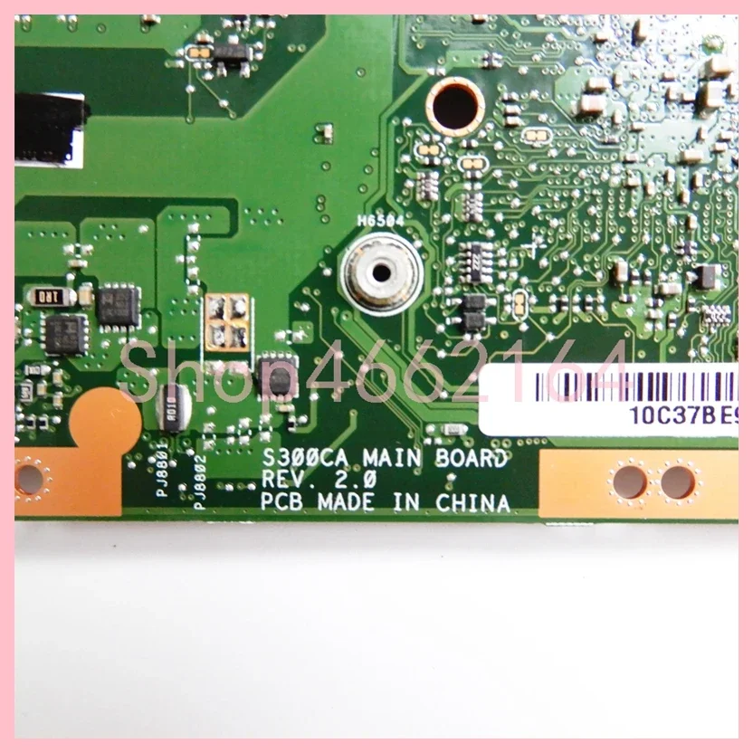 Placa-mãe para Notebook ASUS S300 S300C S300CA com CPU i5 i7 de 3ª Geração e 4GB de RAM, 100% Testada e Aprovada