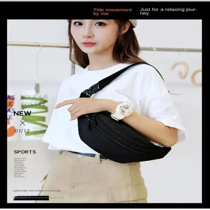 Casual Male Waist Bags Phone Bag Pouch Multi-functional Cross Body Bags Fashion Shoulder Bag Belt Bag Men Women