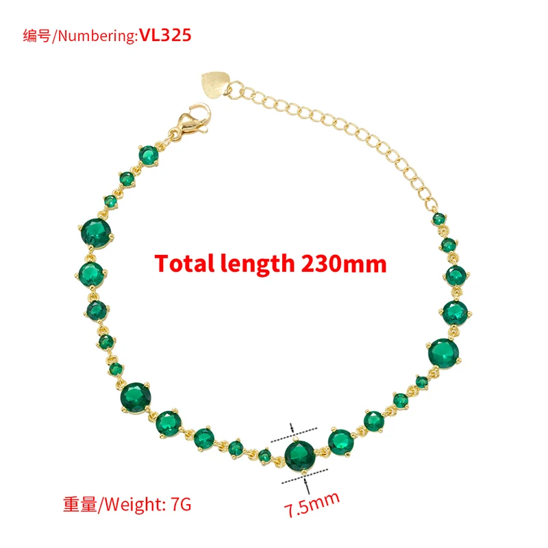 9.05inch Round Candy Bracelet for Women Summer Adjustable Women's Hand Bracelets Temperament Women Jewelry Wholesale:VL325