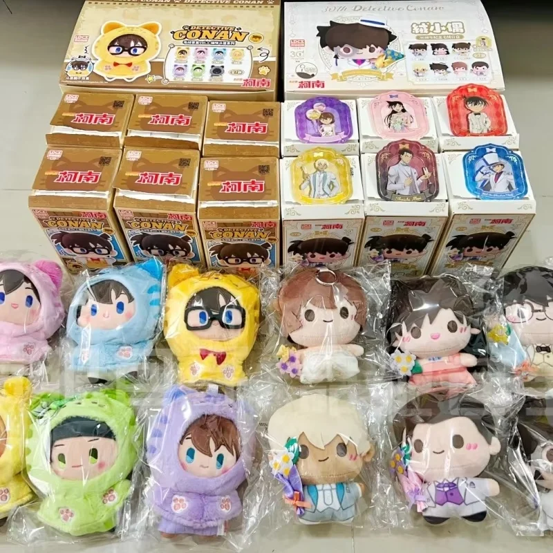 

Anime Detective Conan Series Blind Box Bento Model Dolls Plush Toys Bento Pendant Figure Collectible Toys Kawaii Children Gifts