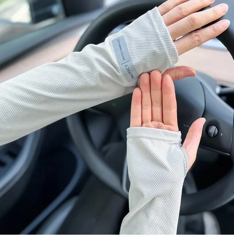 Рукава для мужчин и женщин, защита от солнца, японские летние уличные рукава с защитой от ультрафиолета, свободные рукава, перчатки для вождения на открытом воздухе