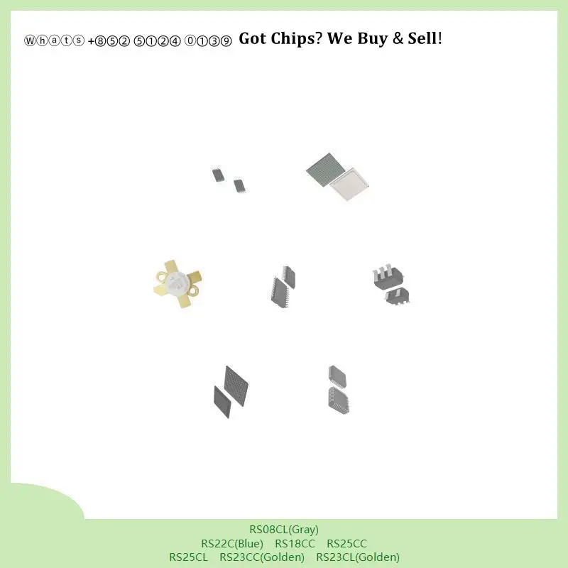 Integrated circuit chip RS08CL(Gray) RS22C(Blue) RS18CC RS25CC RS25CL RS23CC(Golden) RS23CL(Golden)