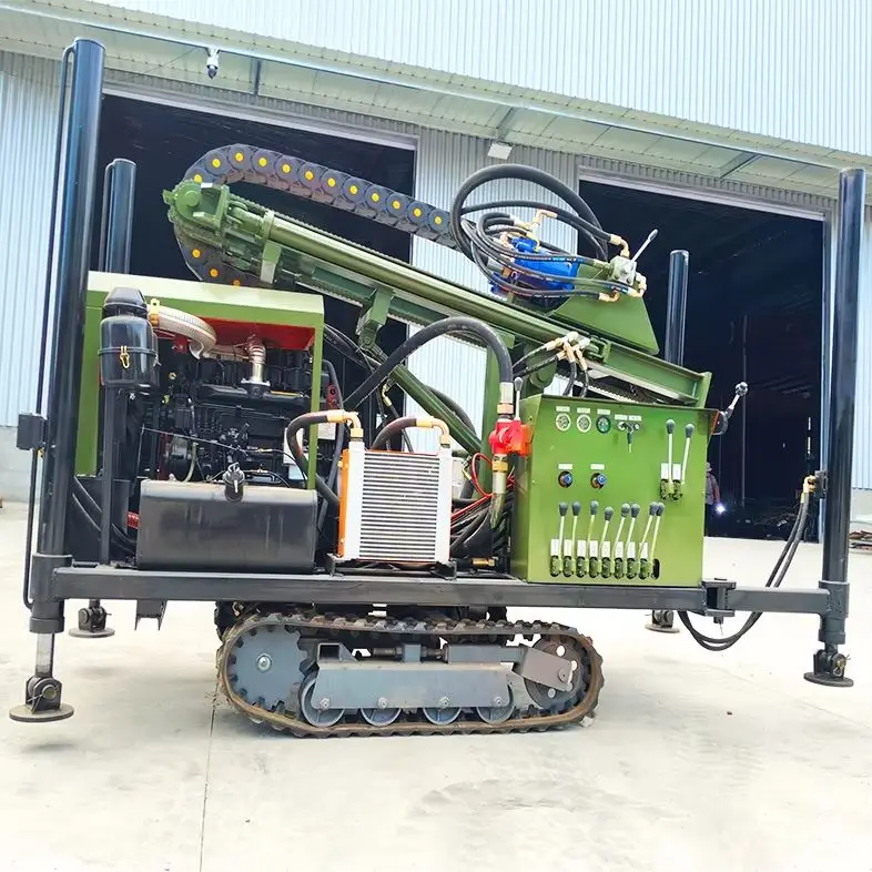 

Customized 200m Hydraulic Rotary Drill Flexible Mobile Wheeled Deep Well Water Well Drilling Rig