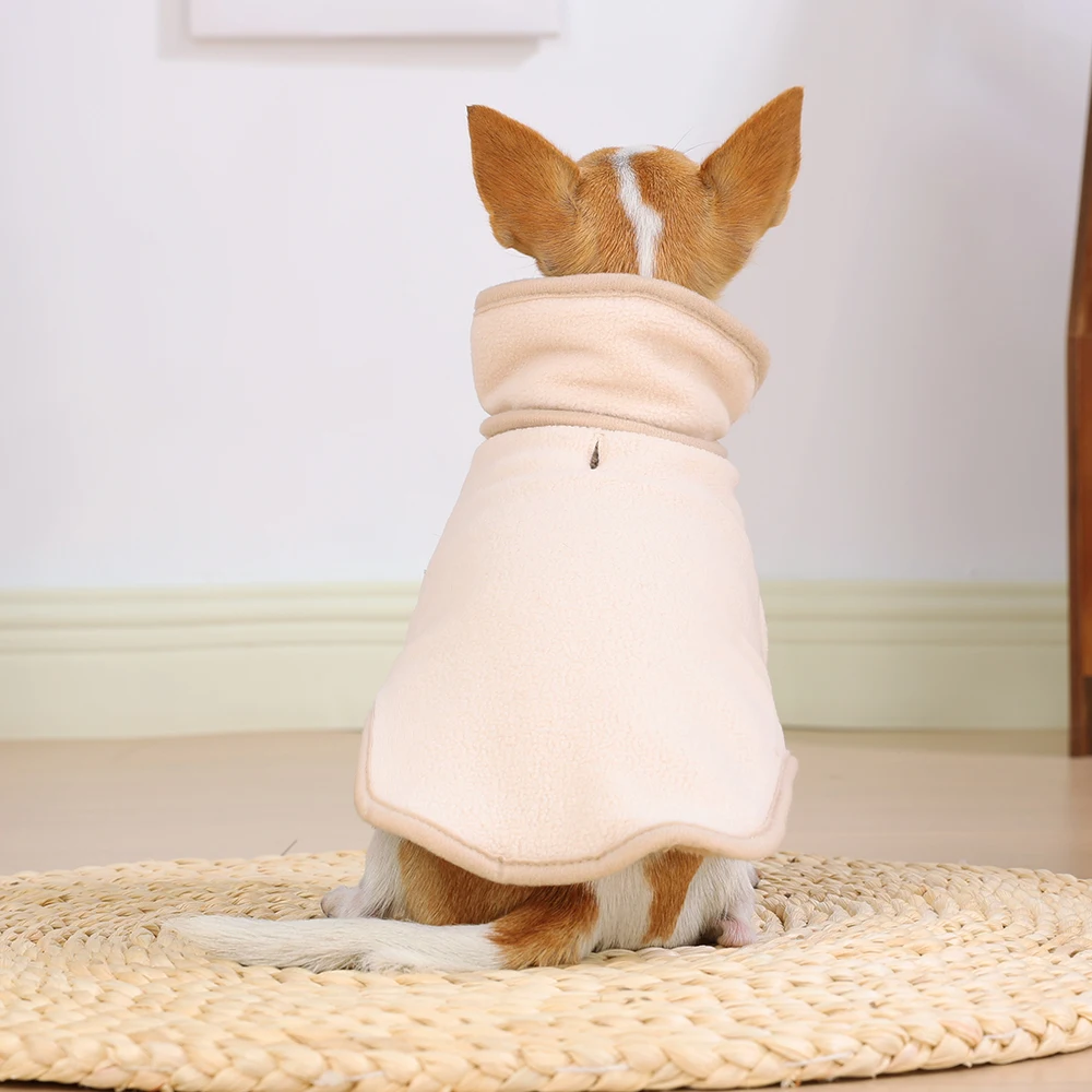 Wendejacke für große Hunde, warmer Fleece-Wintermantel, verstellbar, Stehkragen, Haustierweste, Hunde- und Katzenkleidung für Labrador Golden Retriever – Detail 10