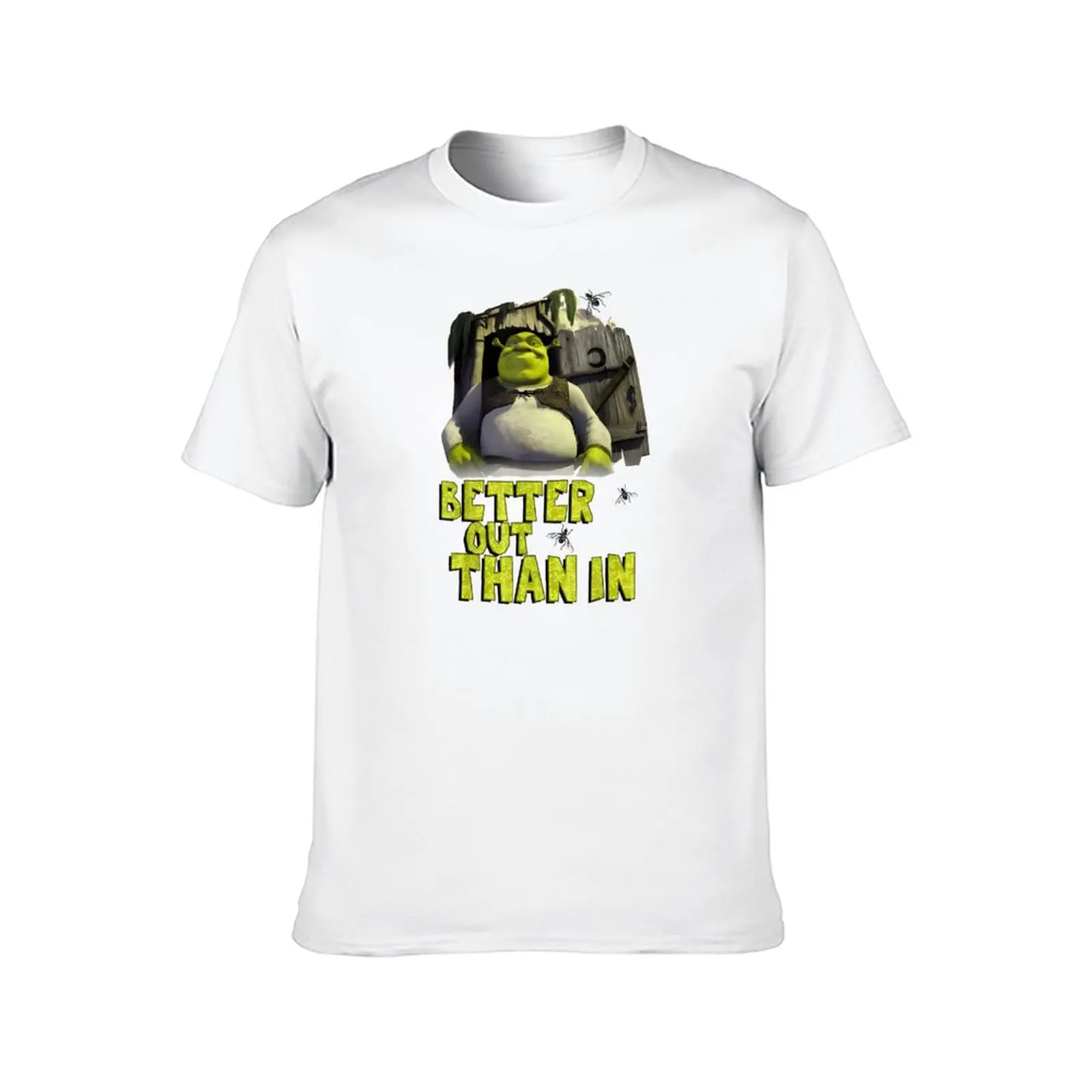 Shrek Outhouse Better Out Than In T-Shirt T-shirts man summer clothes vintage graphic tee shirts graphic tees mens clothes