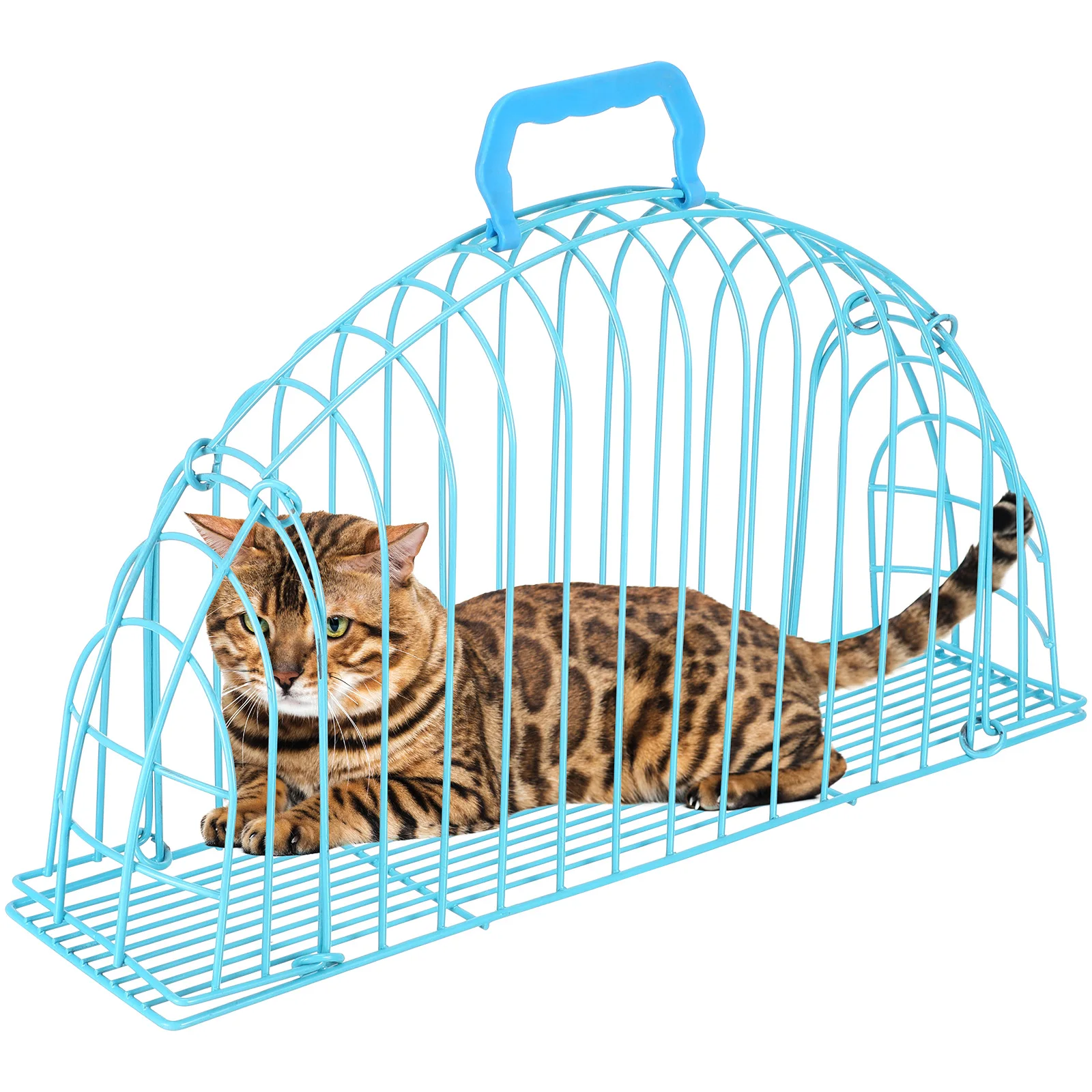 

1pcs Bath for Washing Grooming Shower Pet Supplies Anti-Scratch Lightweight Durable Cage for Small Cats Up to 4lbs Cat