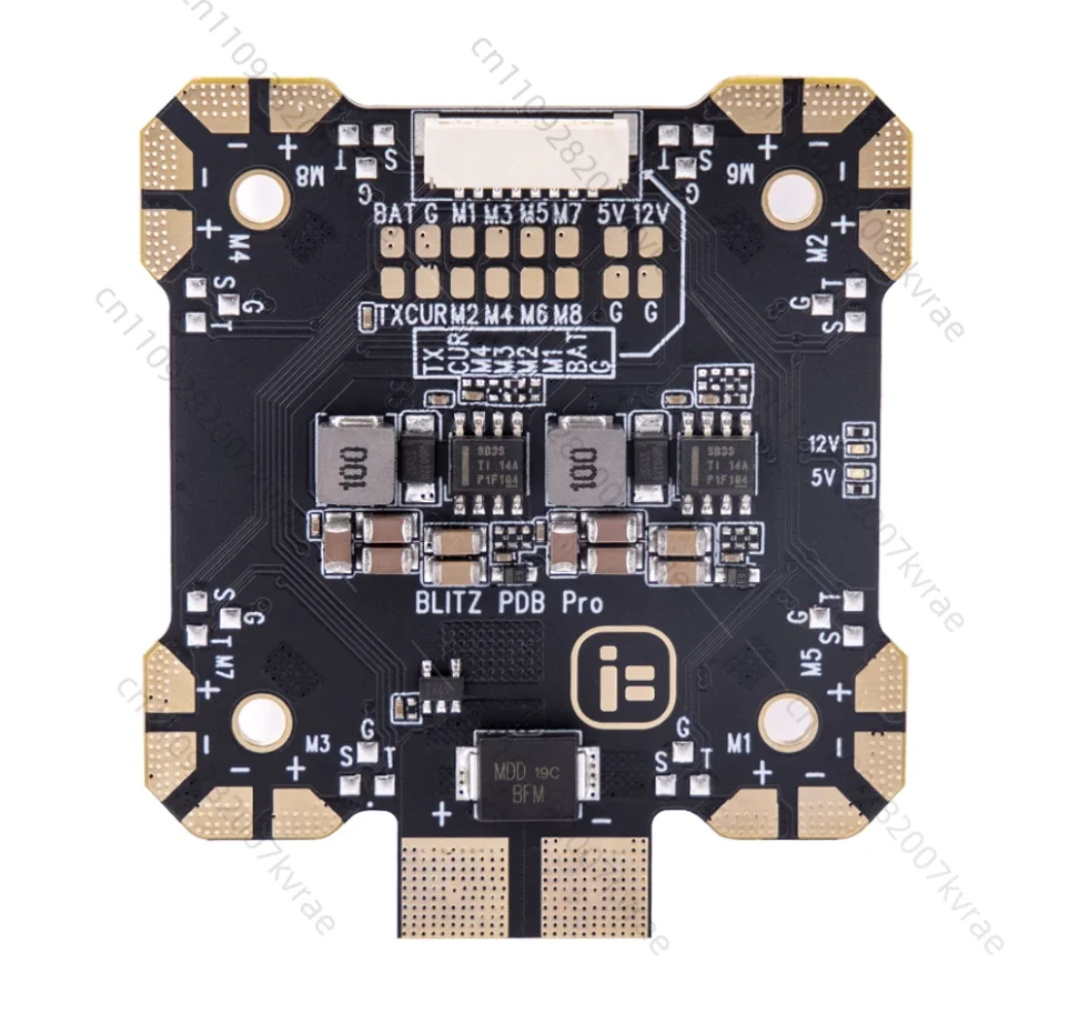 

For iFlight BLITZ Pro 4-8S 80A Mini Power Hub Distribution Board PDB with Dual BEC 5V and 12V