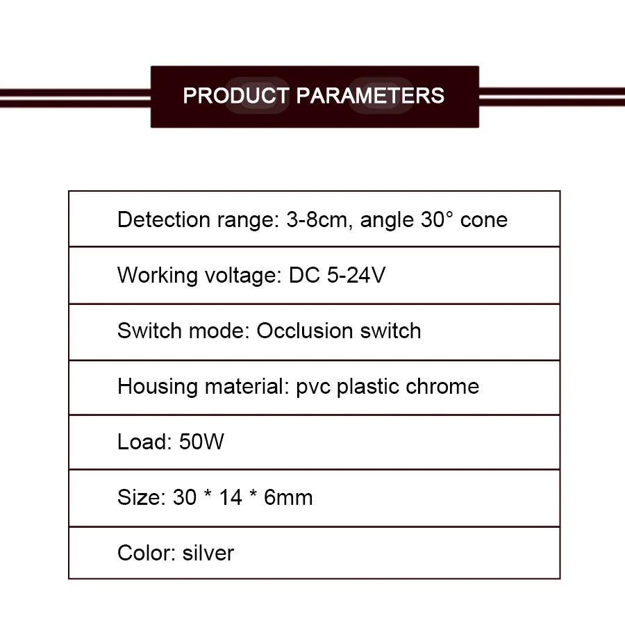 Sensore porta 12V/24V IR interruttore occlusione Gated rilevatore interruttore di prossimità a infrarossi 5A interruttore di accensione/spegnimento