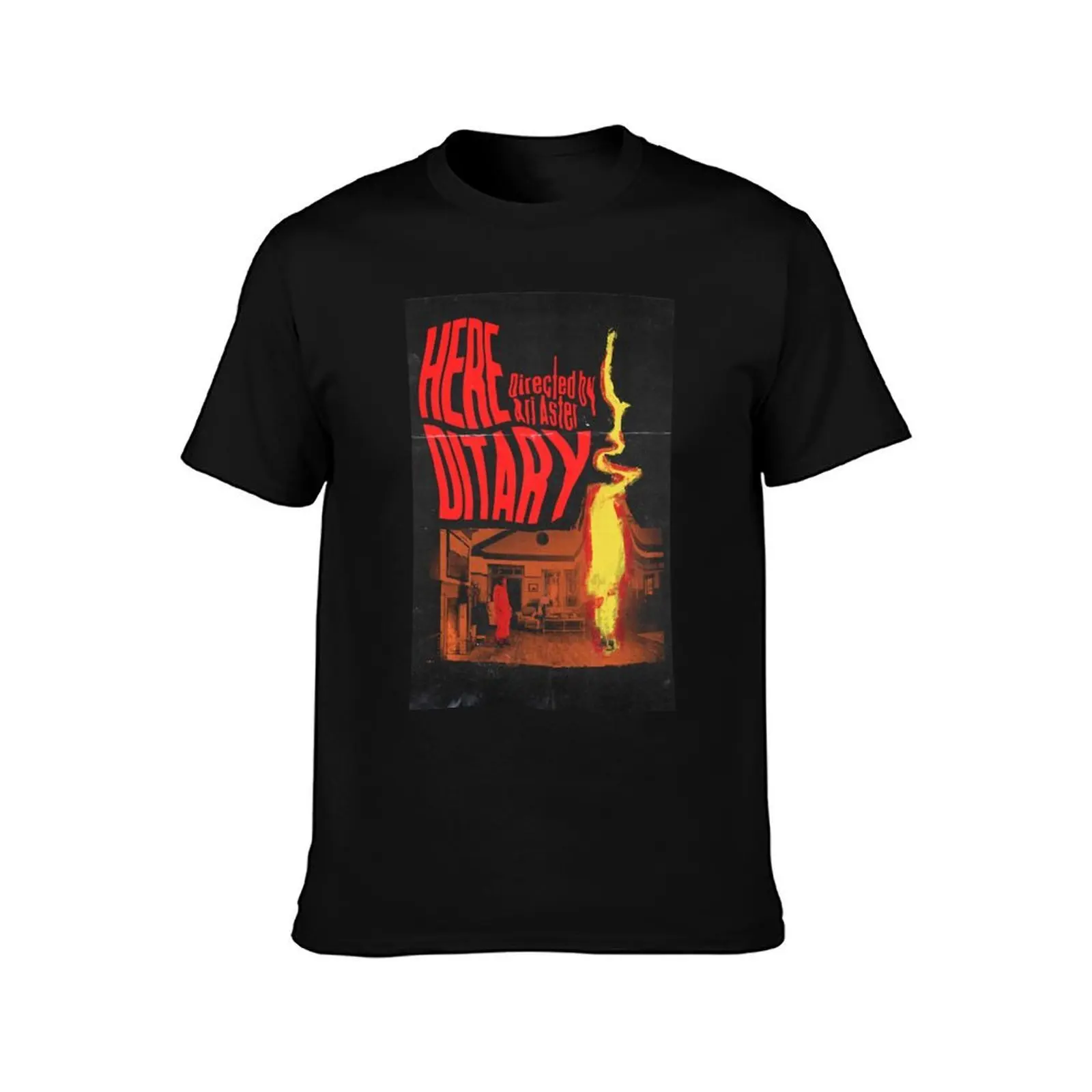 Hereditary T-Shirt Art Pattern Printed Casual Top T-Shirt