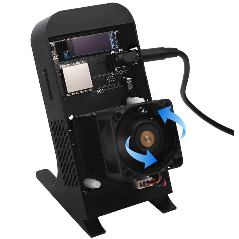 

Bitaxe Gamma 601 Solo Miner with Bracket Low Noise BTC Miner BM1370 Asic Chip Silent Crypto Mining Machine From Antminer S21 Pro