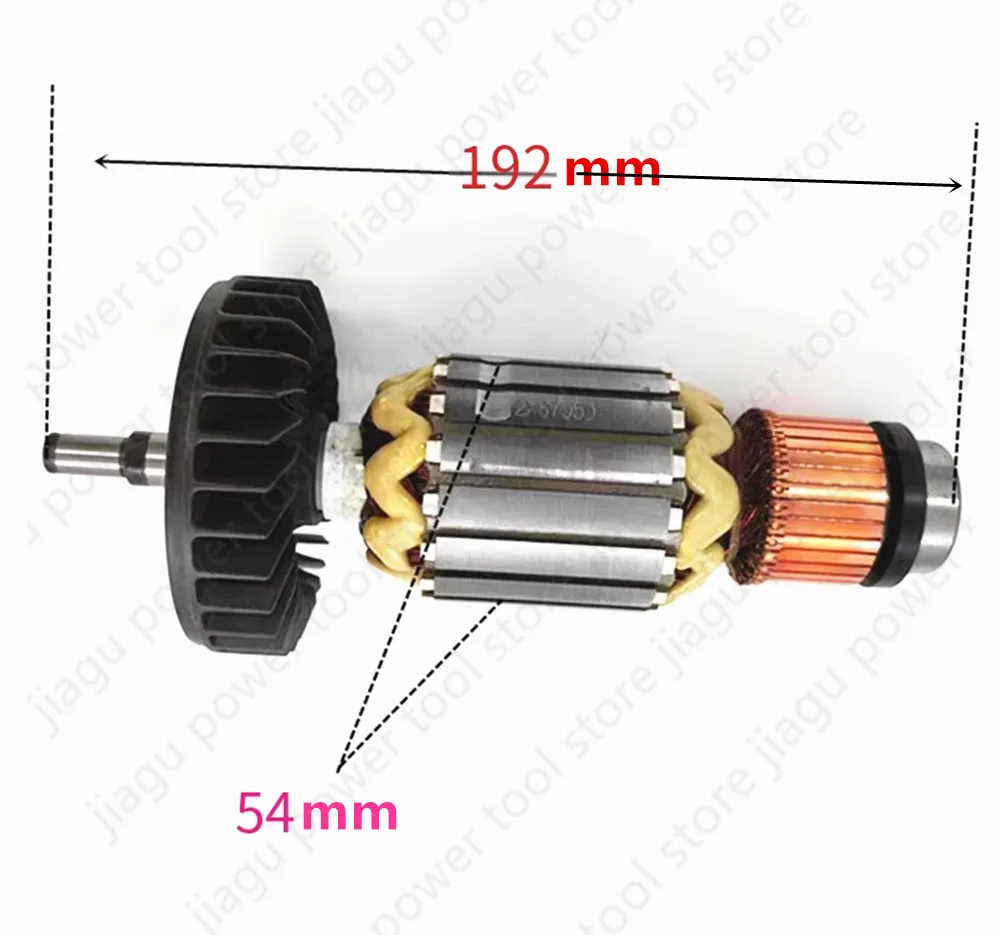 AC220-240V Armature Rotor Anchor 518705-3 Replace for MAKITA 9067 9067S 9069 9069S 9069X 9067F 9069F