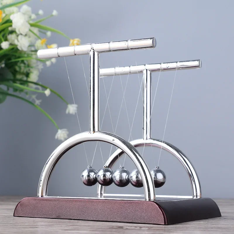 Newton's Cradle Balance Steel Ball Teaching Supplies Physics Science Pendulum Desktop Toys Stress Relief Gifts Home Decoration