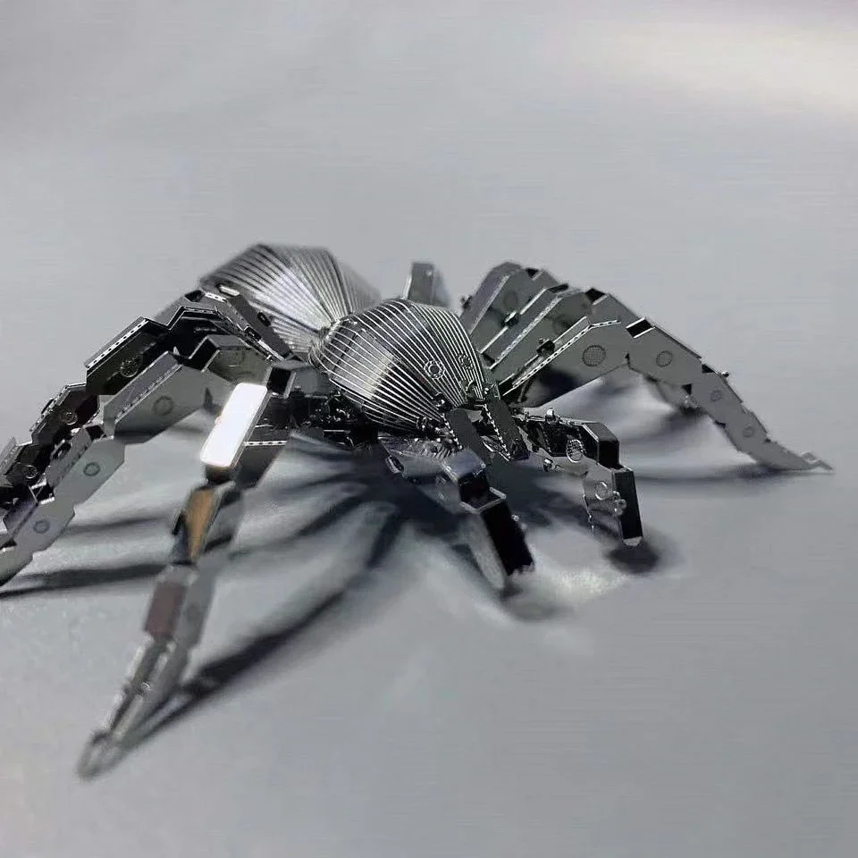 Tarantula 3D Metal Puzzle DIY Handmade Animal Insect Assembly Model Laser Cutting Kits Jigsaw Puzzle Decoration Toys Gifts