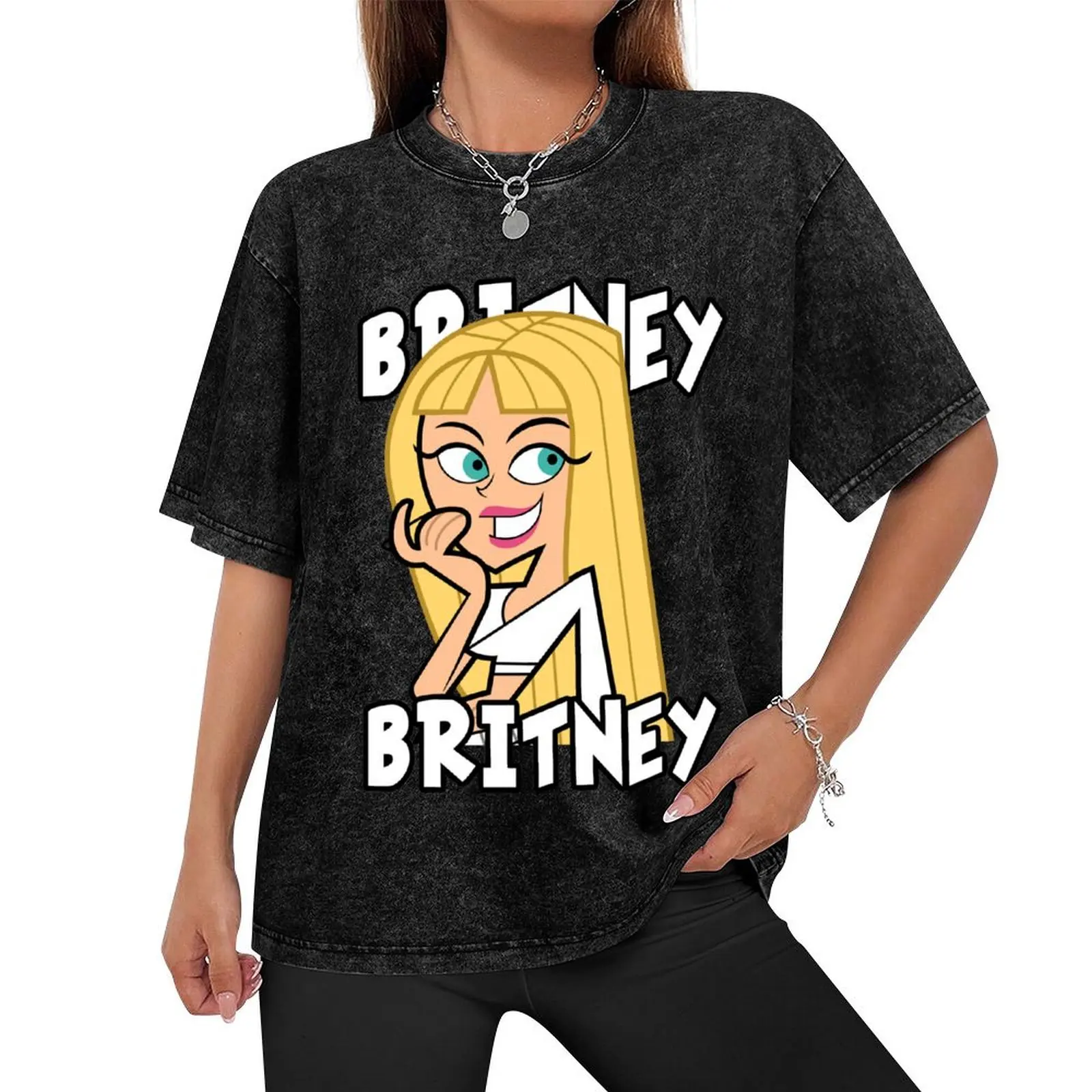 Britney Britney - Fairly Odd Parents T-Shirt rapper graphic tees vintage t shirts anime clothes big and tall t shirts for men