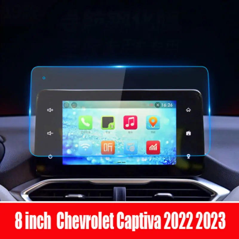 

Защитная пленка из закаленного стекла для Chevrolet Captiva 2022 2023 8-дюймовый автомобильный радиоприемник навигация GPS пленка аксессуары для интерьера