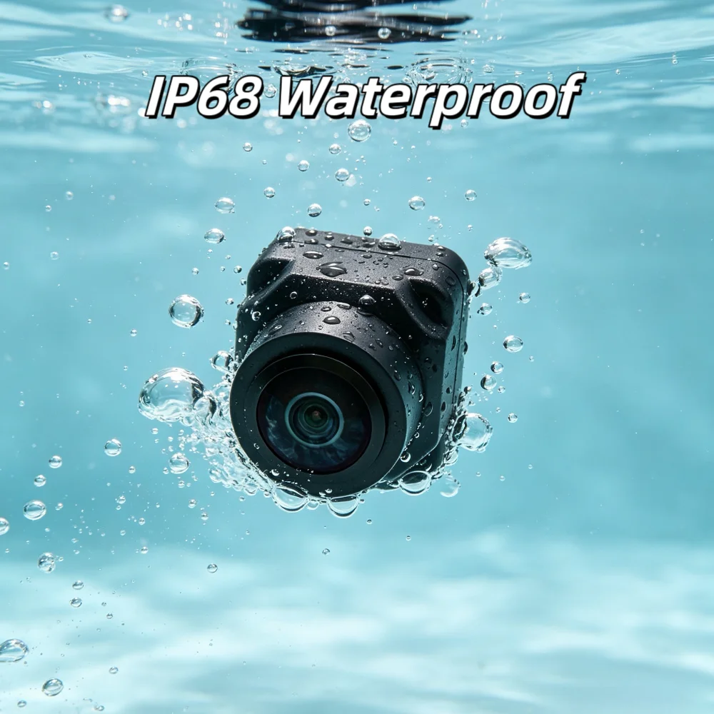 662 Sensor AHD 1080P 360° Panoramic Car Camera Front  Rear View IP68 Waterproof Parking Cam For Android Car Stereo