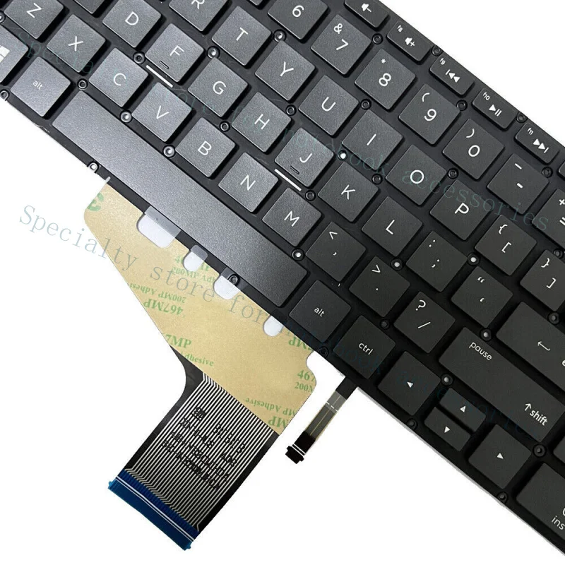 A+  US Keyboard Backlit Fit for HP Spectre X360 15-DF 15-DF1033DX 15-DF1043DX L30531-DH1