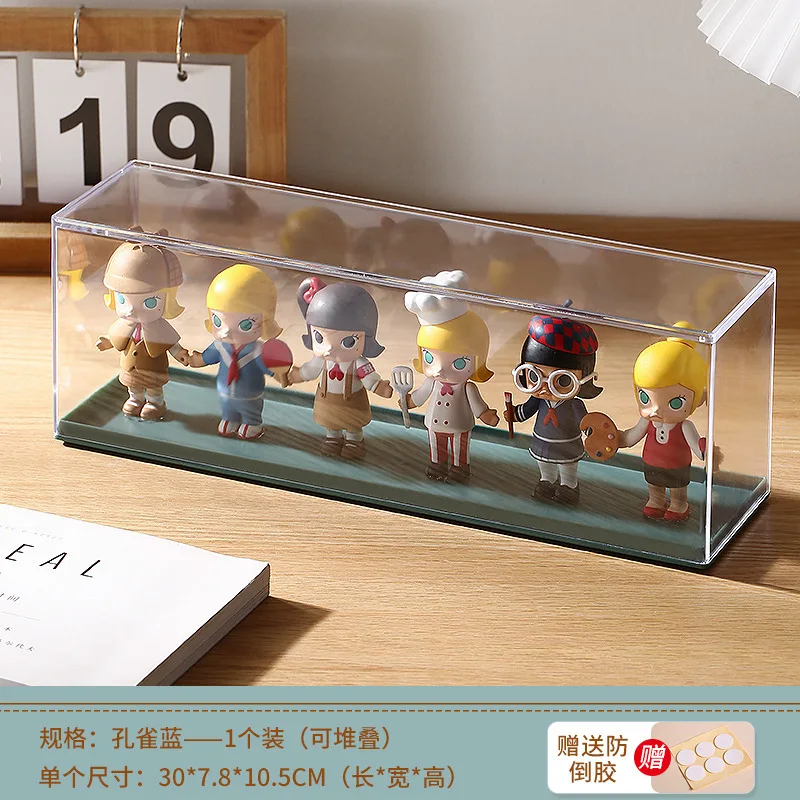 Mode spelen hand kantoor display box verdikte opbergdoos arrangement box Doll blind box display rack stofdichte opbergdoos