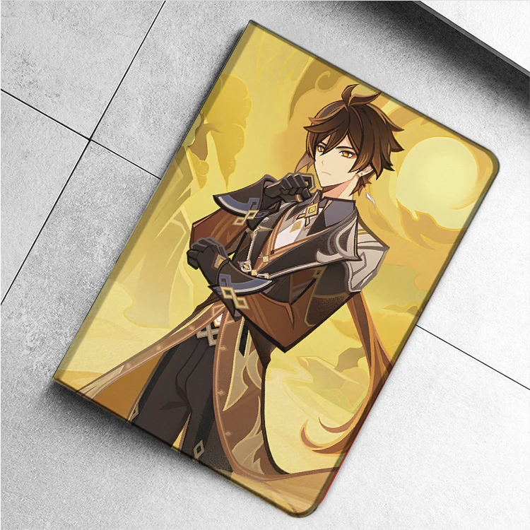 

Чехол Genshin Impact zhongli для iPad 10.2 7th 8th 9th Air 5 6 Mini 1 2 3 5 Роскошный силиконовый чехол для iPad Air 4 5 iPad Pro11