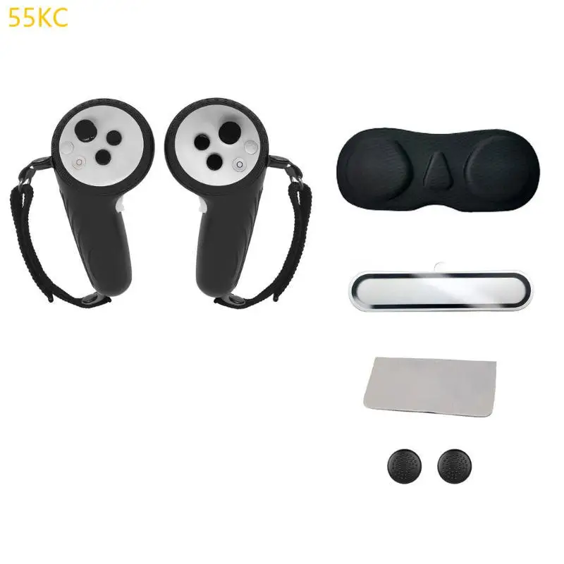 55KC Silicone Controller Protector with Lens Guard for PICO4 Safe Gaming