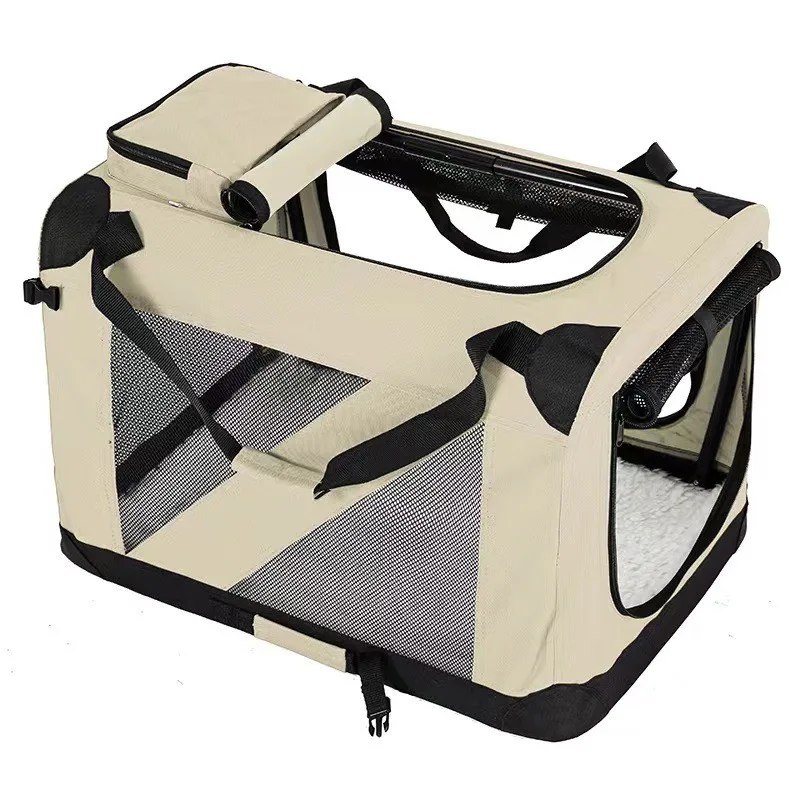 portable-folding-pet-cage-dog-cage-cage-large-medium-dog-kennel-bed-tent-golden-retriever-pet-supplies-carrier