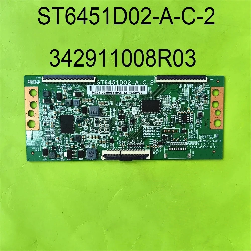 

T-CON ST6451D02-A-C-2 342911008R03 Logic Board fits 65R6090G5 65R6090G 65S425LB BA65S425TBBA 65S525 65R625 65S535 65S531 65DP628