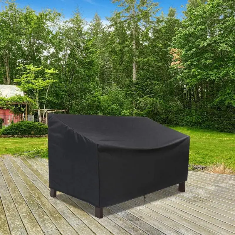 Patio Couch Cover Patio Sofa Covers Waterproof Sun Blocking Cloth With Adjustable Straps For Poolside Balcony Beach House Bench