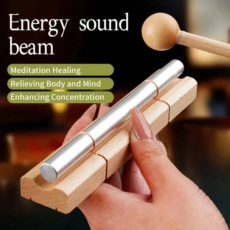 Instrumentos de Percusión Orff, Instrumentos de Sanación, Campanas de Viento para Meditación, Kits de Sonido Energético para Meditación/Yoga, Relajación y Alivio