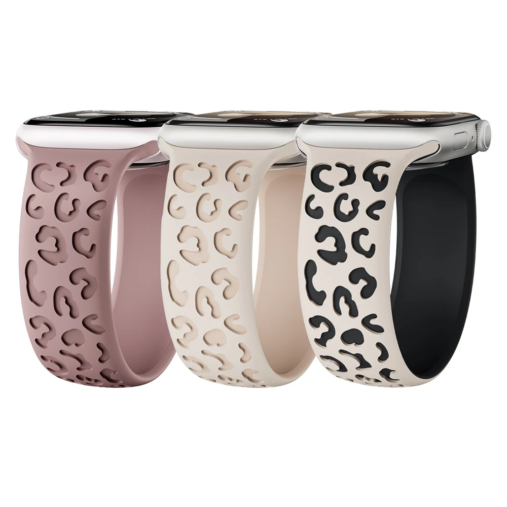 Engraved Strap for Apple watch Band 45mm 44mm 46 42mm 49mm 41mm 40mm Silicone Bracelet Correa Series SE 6 7 8 9 10 5 4 3 Ultra 2