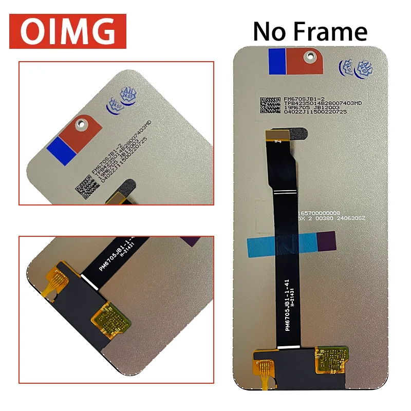 6.7''Test X30i LCD For Huawei Honor X8 TFY-AN00 LCD Screen Frame