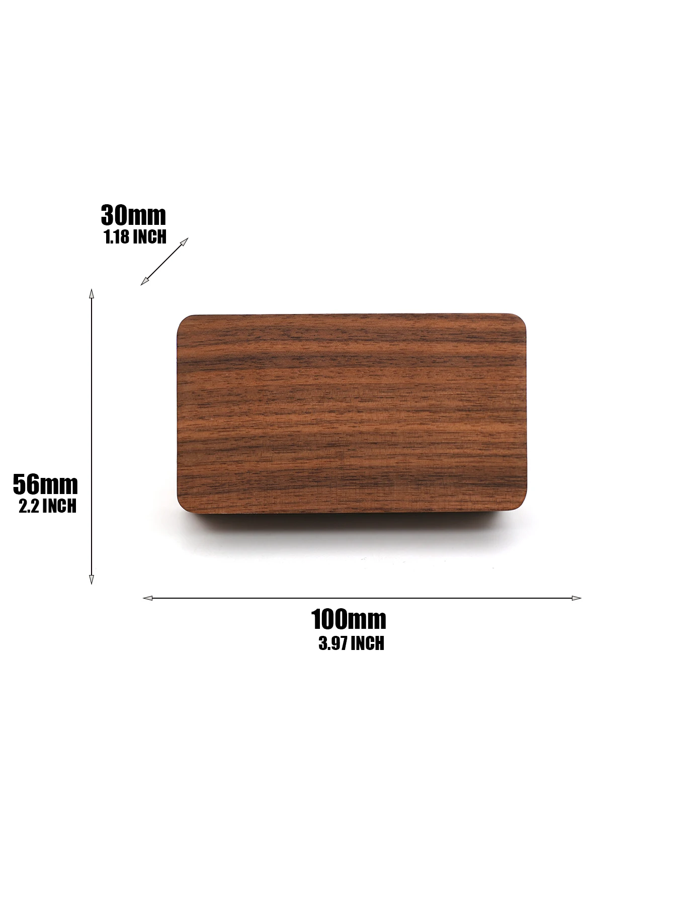 Wedding Ring Box for 2 Rings, Double Slot Custom Wooden Ring Box Engraved Walnut Ring Holder, Personalized Ring Bearer