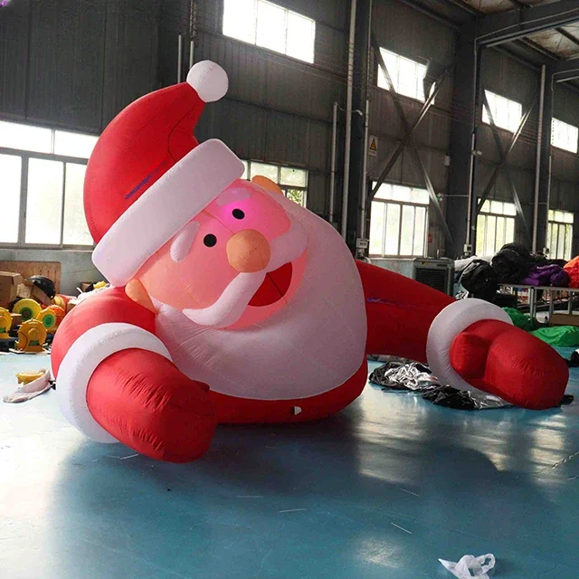 CATC Santa Claus Inflatable Perfect Holiday Decor for a Festive and Joyful Christmas Atmosphere Outdoor Event Inflatables