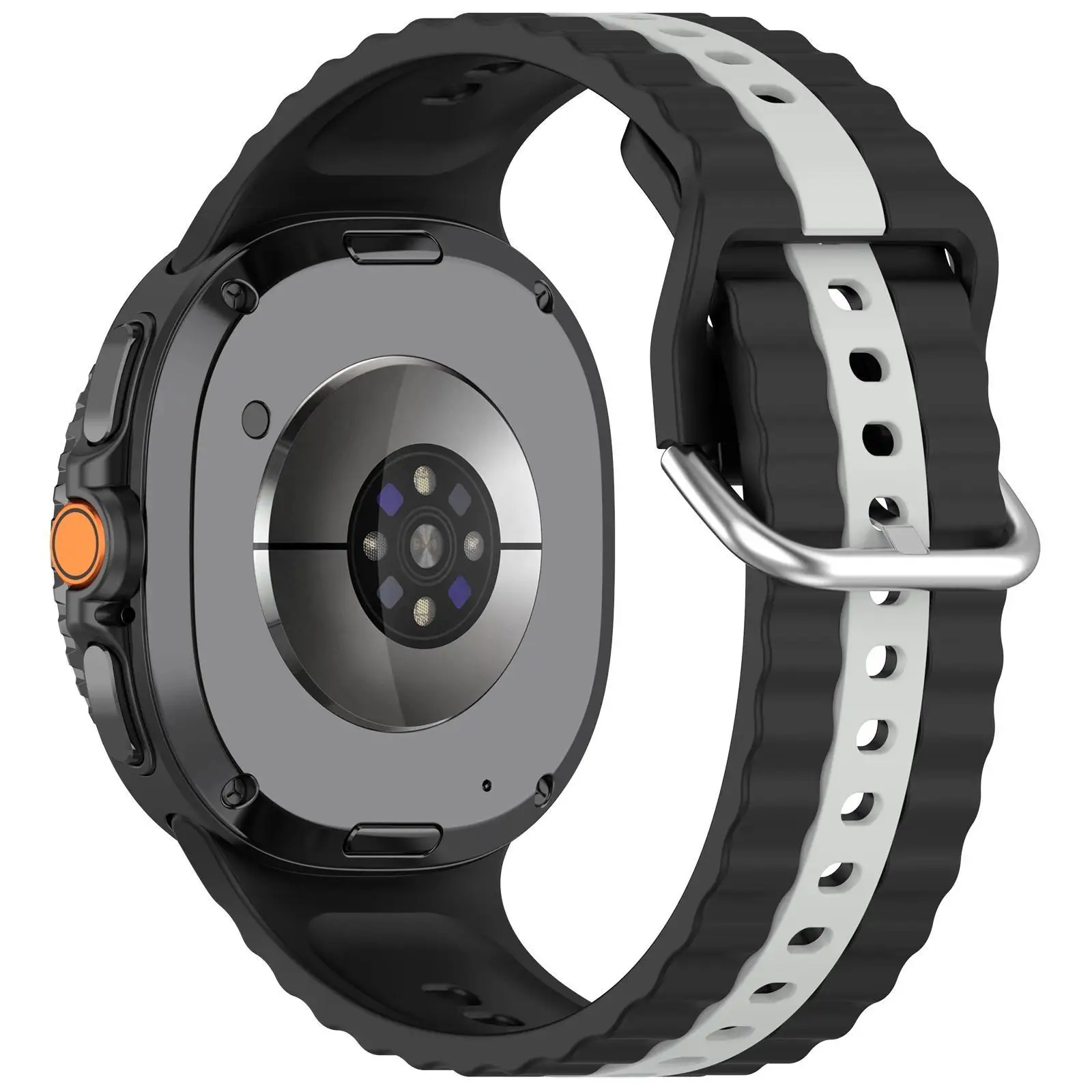 حزام سيليكون رياضي لساعة سامسونج جالاكسي 8 كلاسيكي سريع التهوية لساعة جالاكسي 8 40 ملم 44 ملم ملحقات