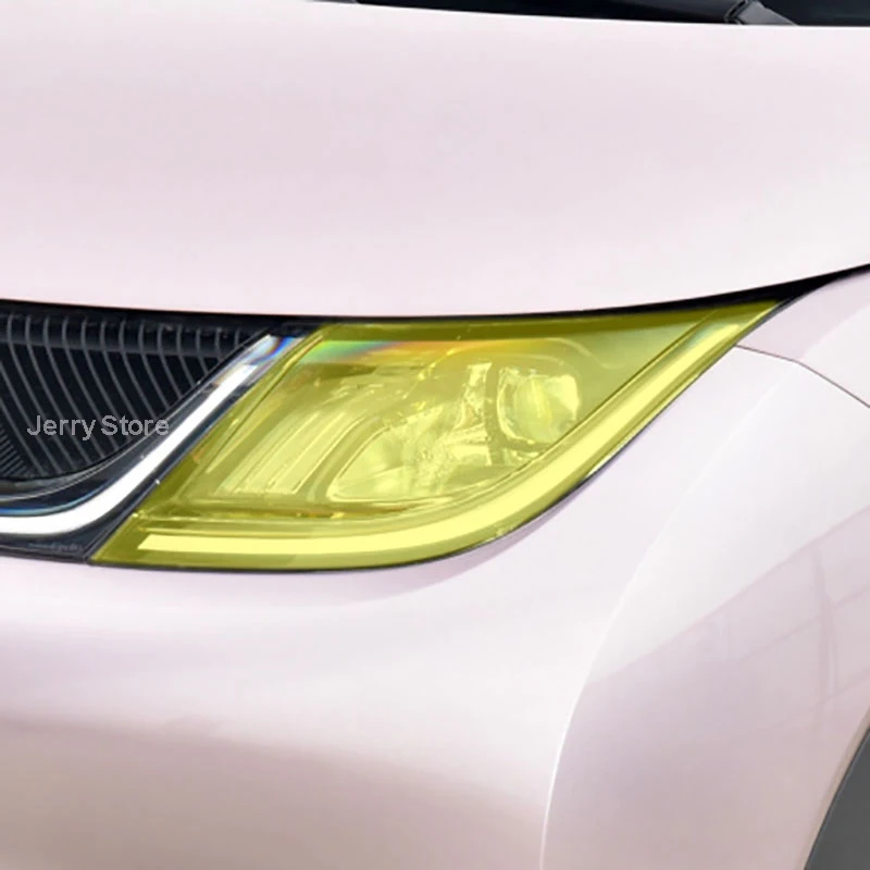 

For BYD DOLPHIN Headlight Protective Film Headlamp Smoked Black Tint Anti-Scratch Protective TPU Repair Sticker