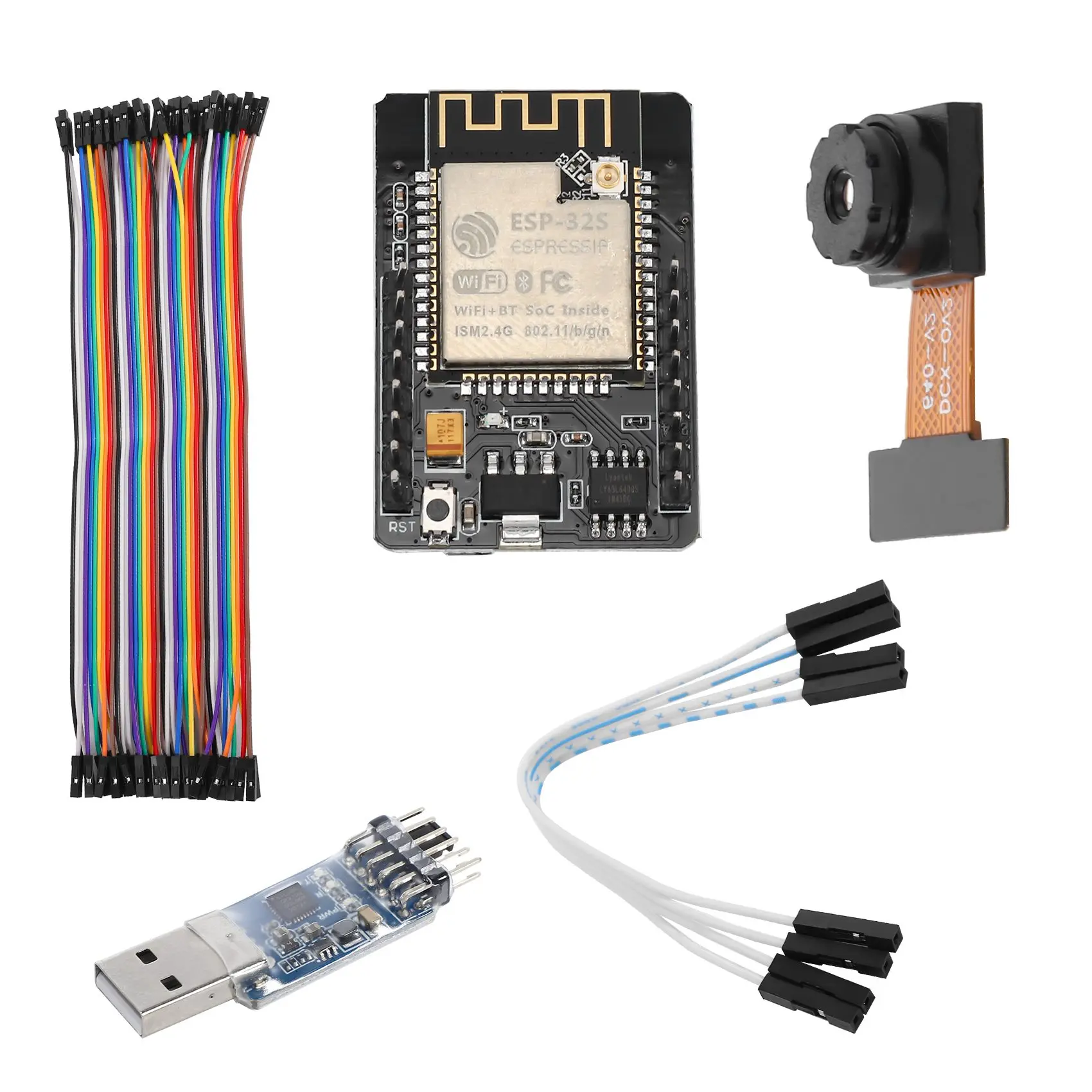 ESP32-CAM WiFi + Bluetooth Module Camera Module Development Board ESP32 Camera OV2640 Seriale FTDI FT232RL Jumper