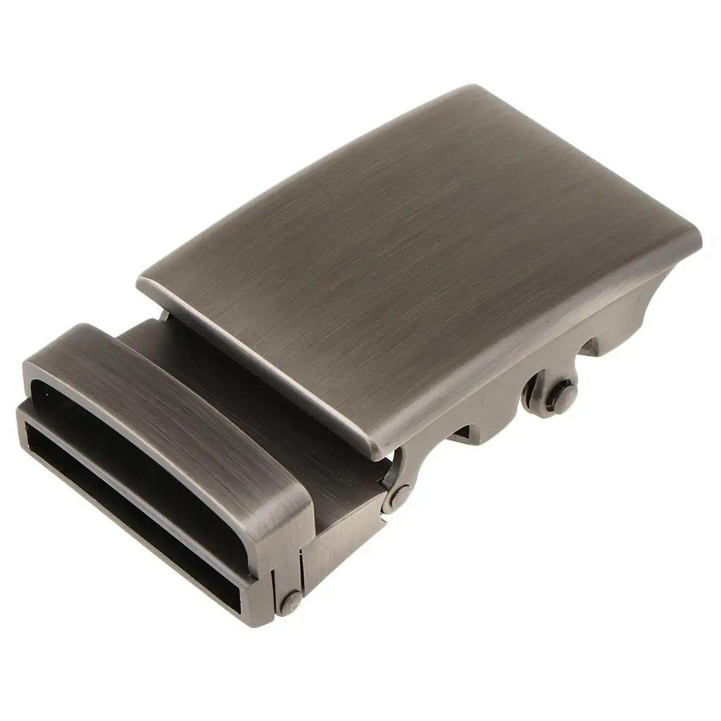 Alloy Automatic Slide Buckle Rectangular Metal Belt Buckle Replacement Antique Accessories for Men's Western Belts 36mm Wide