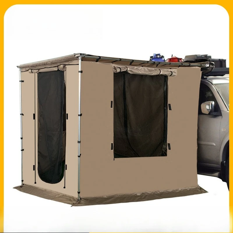 

Car side tent house outdoor camping self-driving tour Car side shelter with car canopy awning