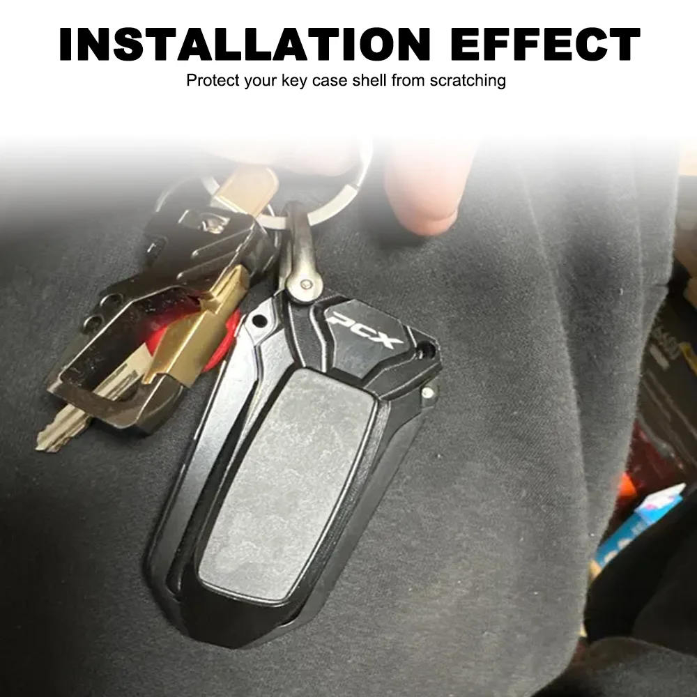 Motorcycle Remote Key Case For Honda PCX160 PCX 160 160PCX Shell Modified Key Protective Cover Keyless Holder Cap Accessories