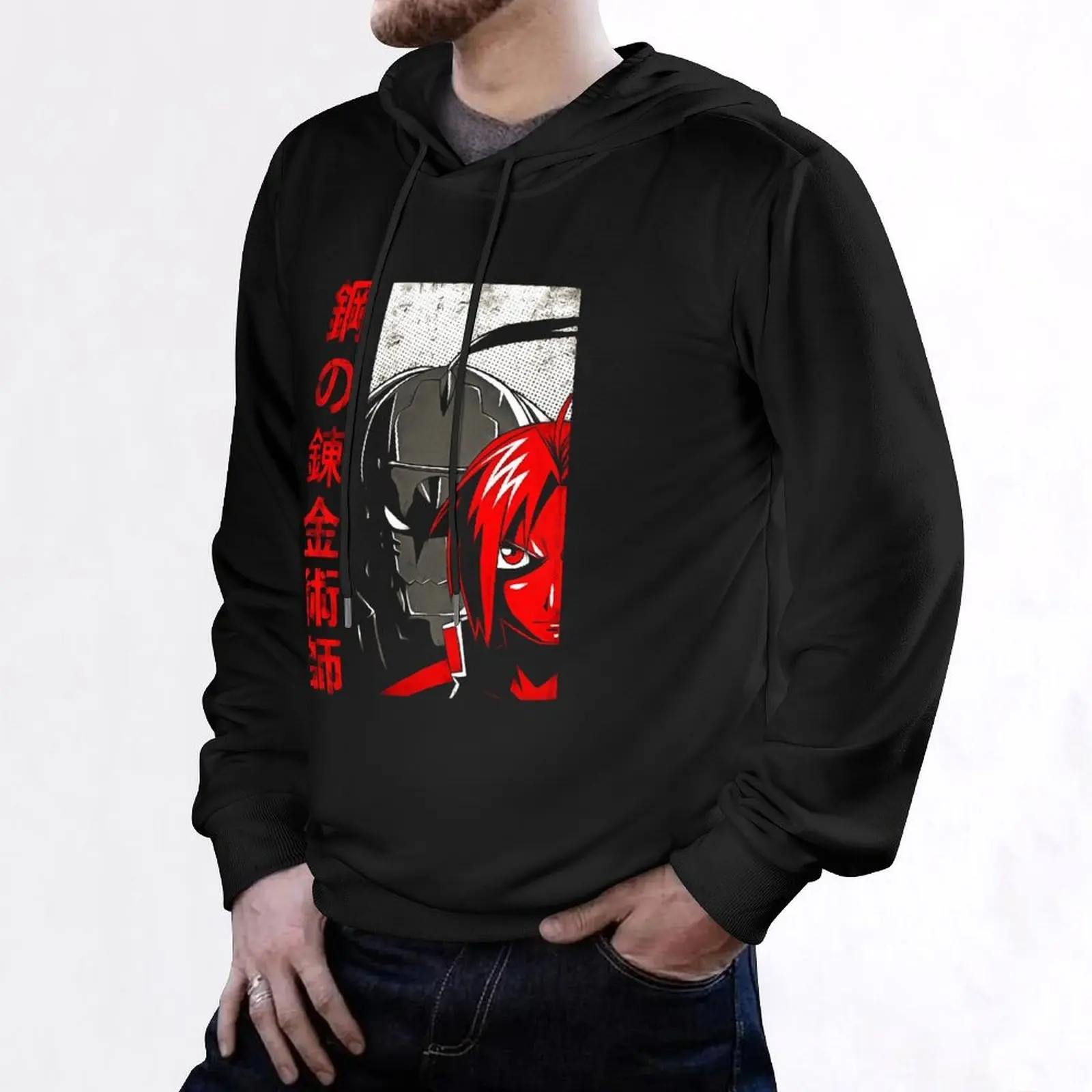 Fullmetal Alchemist Hoodie aesthetic clothing men clothes men's clothes autumn clothes graphic hoodie