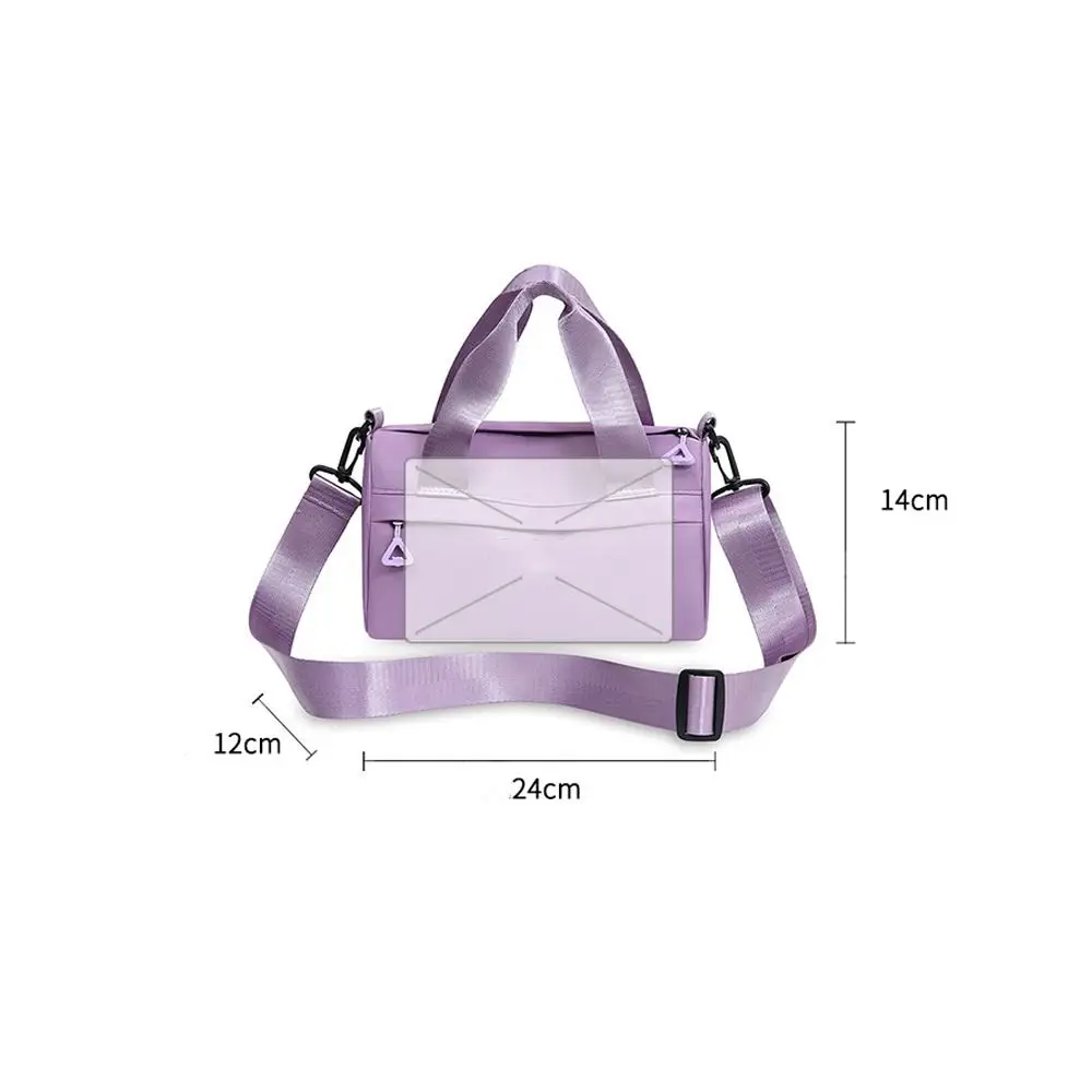 Oxford Cloth 2 in 1 Shoulder Bag New Portable Multi-Purpose Tote Bags Solid Color Crossbody