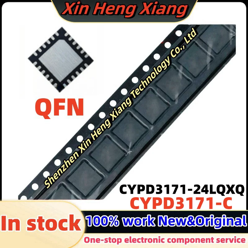 (2-5pcs)CYPD3171-24LQXQ CYPD3171 CYPD 3171-24LQXQ CYPD3171-C QFN-24