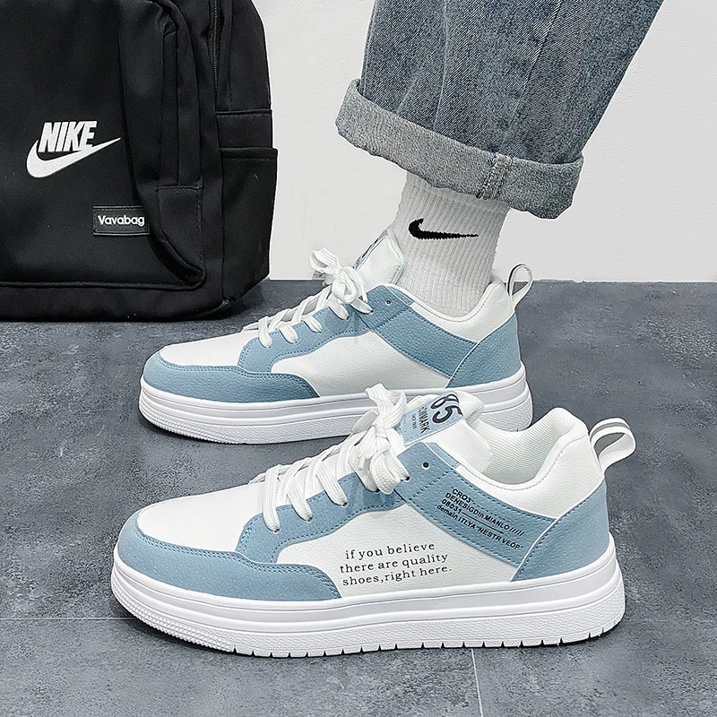 

Men's Low-Top Casual Sports Shoes Summer 2026 Fashionable All-Match Thick-Heeled Height-Increasing White Trendy Shoes for Jun...