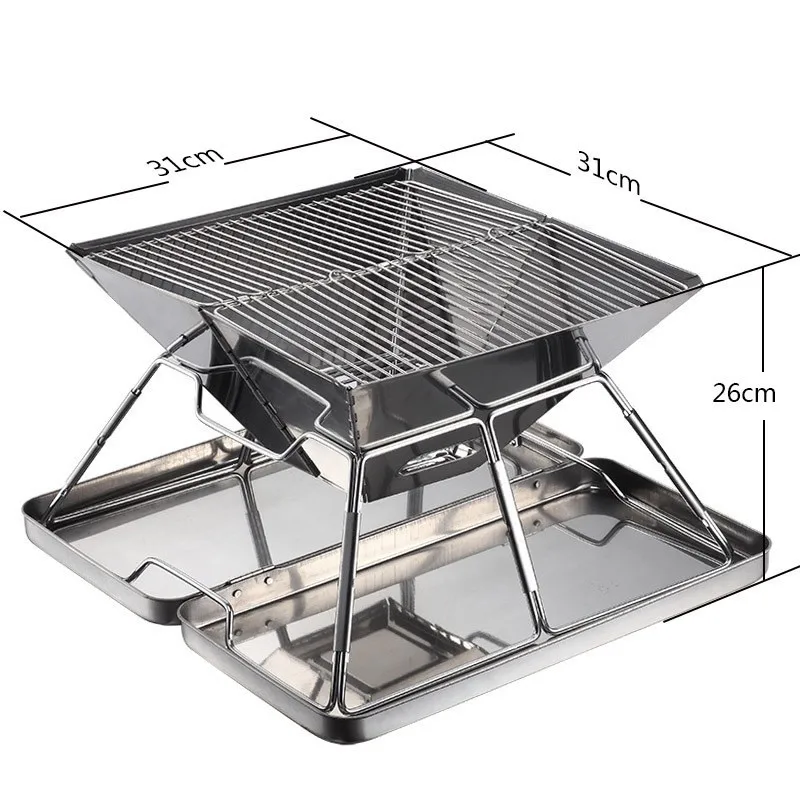 

Outdoor Garden Square Wood Burning Stove For Outdoor Camping Fire Pit And Wood Furnace With Stand